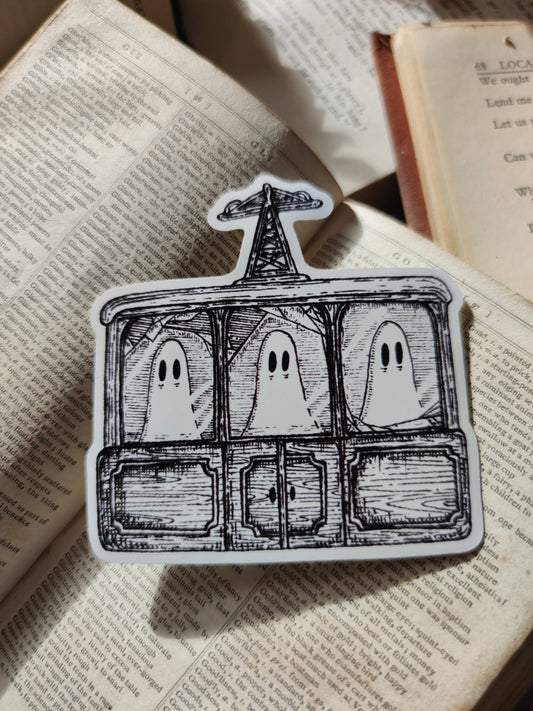 Gondola Ghosties Vinyl Sticker