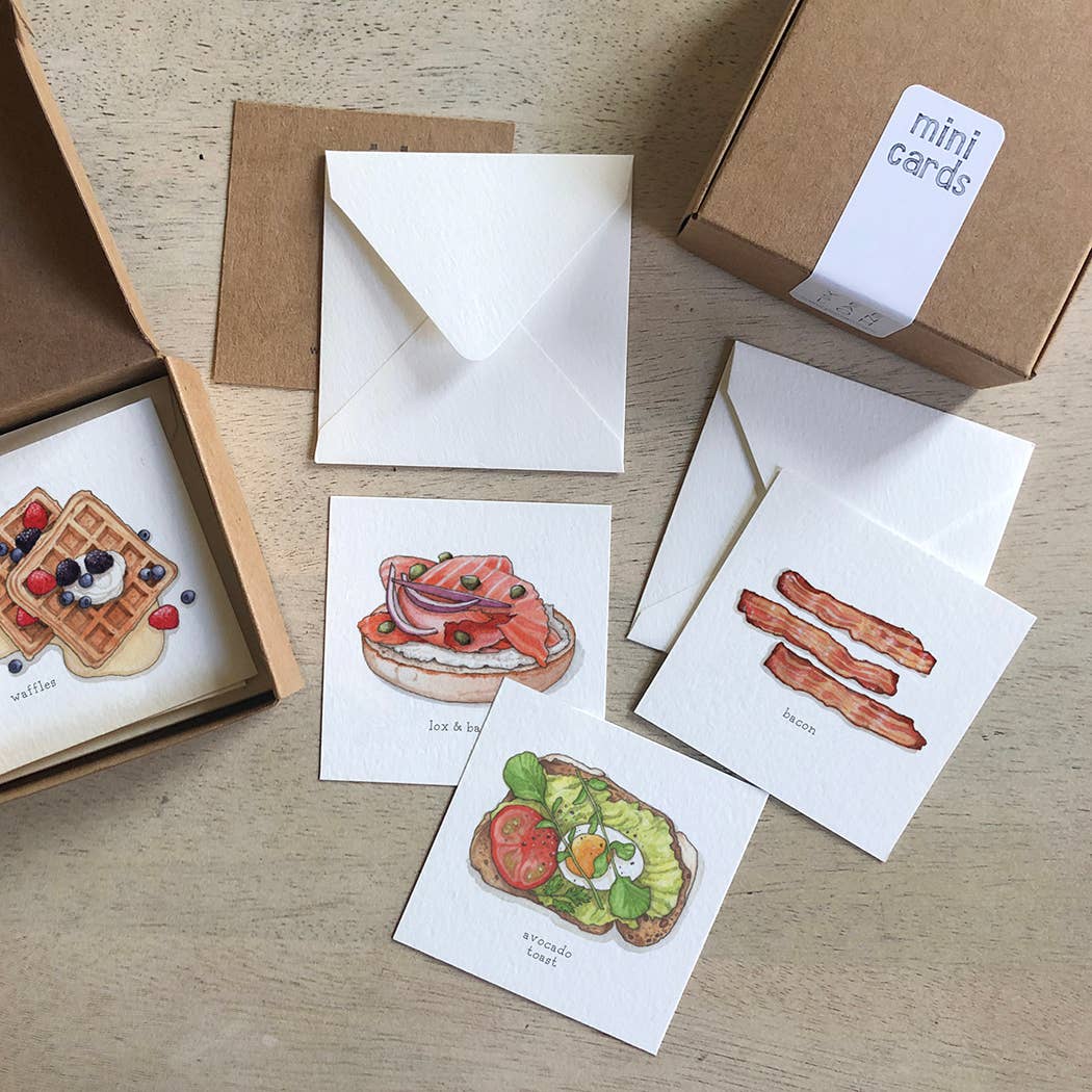 Mini Cards Set / Breakfast & Brunch