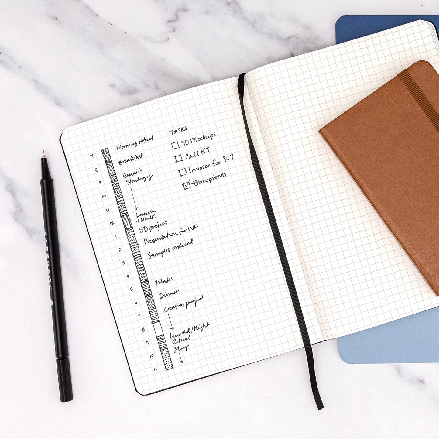 12 Pack Felt Tip Fine Line Pastel Marker Pens with Case