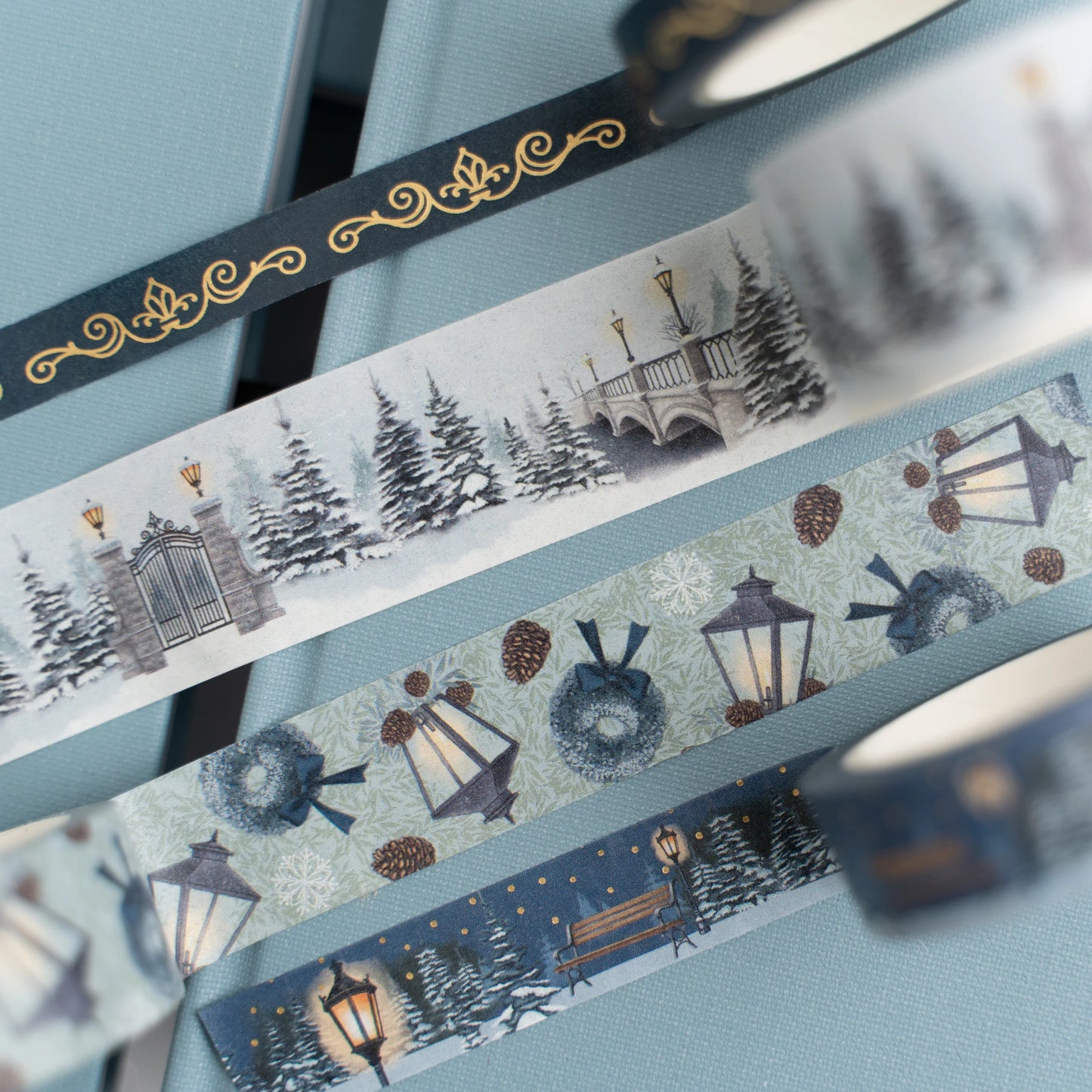 Lamp Post Washi Tape Set