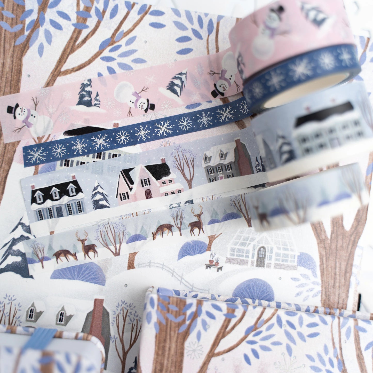 Winter Village Washi Tape Set