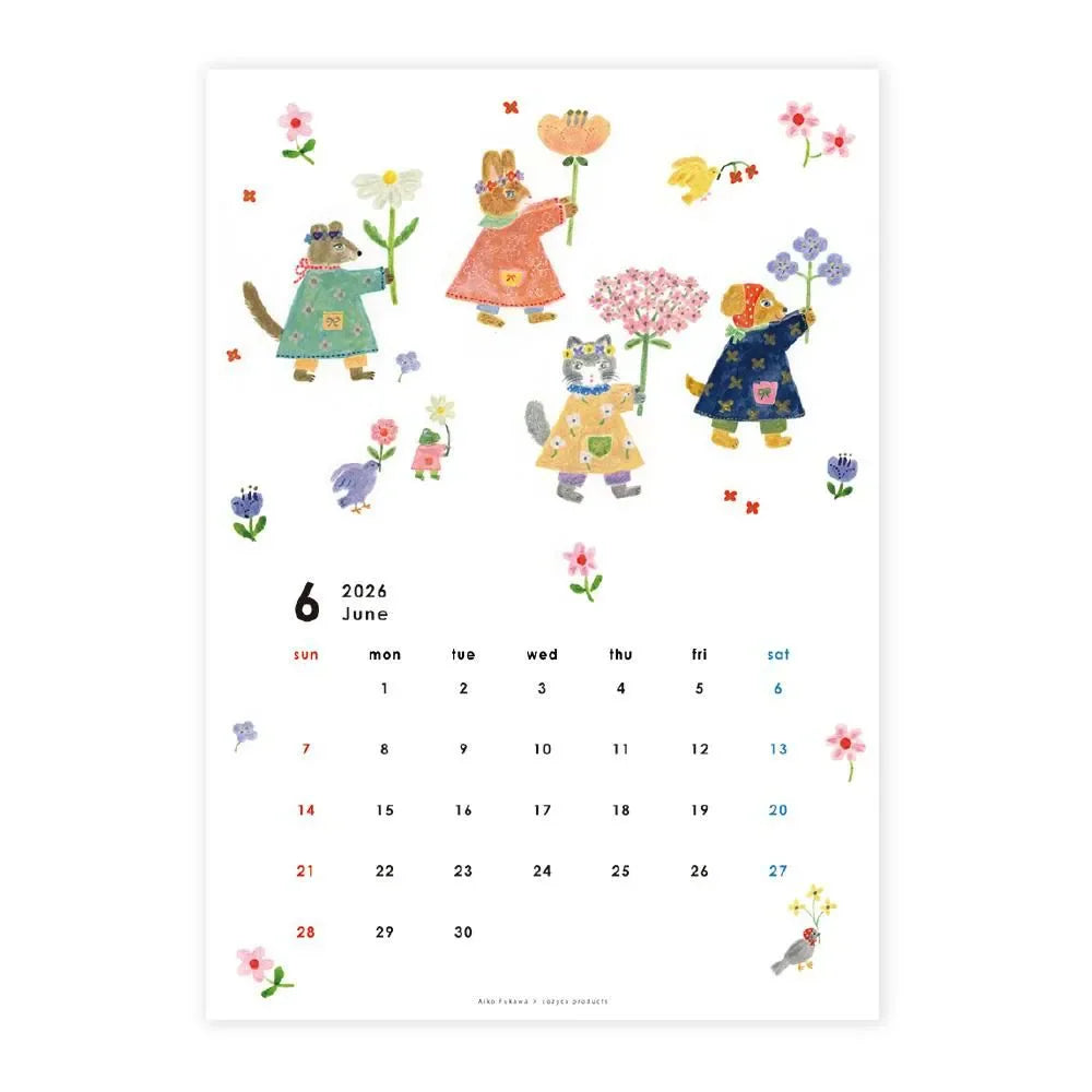 2026 Fukawa Calendar (preorder - ships 12/15)