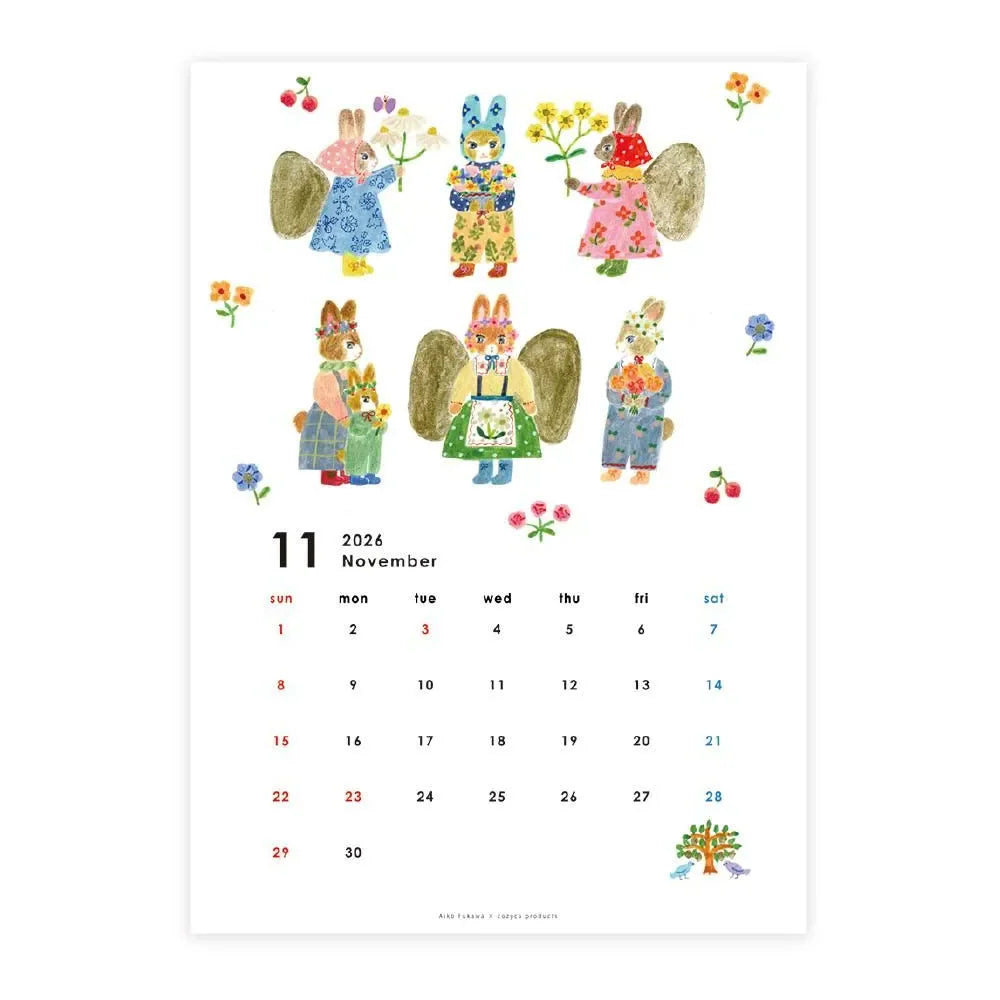 2026 Fukawa Calendar (preorder - ships 12/15)