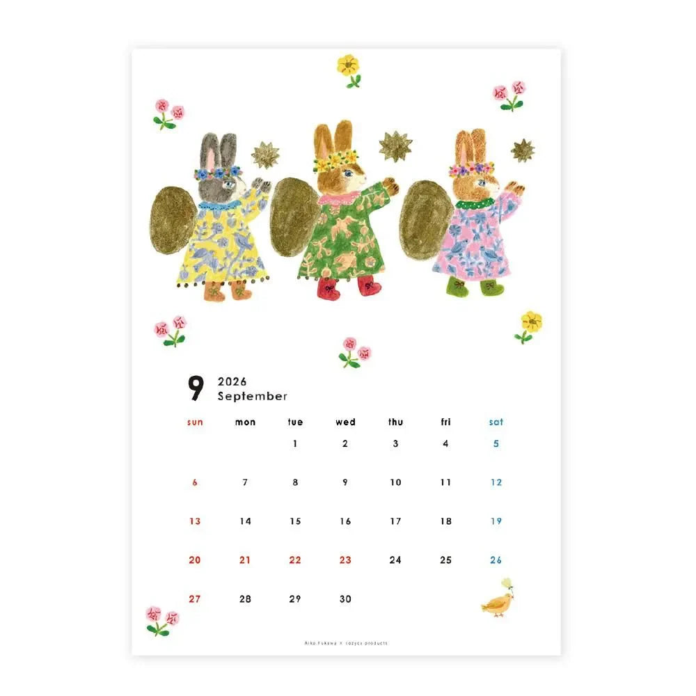 2026 Fukawa Calendar (preorder - ships 12/15)