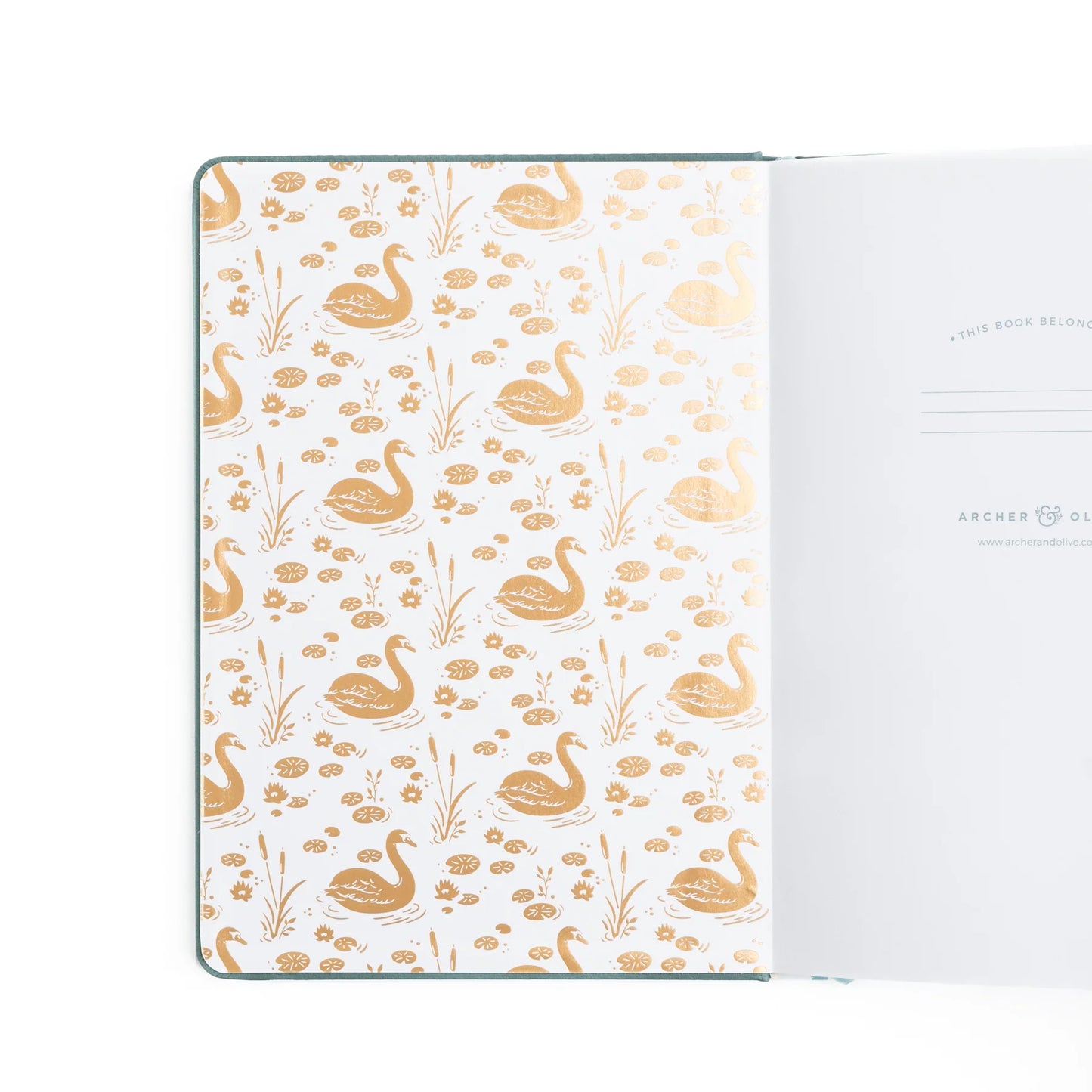 Swan Pond Notebook: Pocket Size