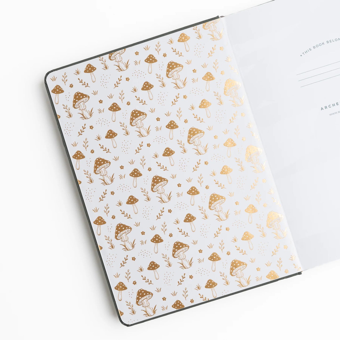 Mushrooms Notebook: Dot Grid Traveler's Size