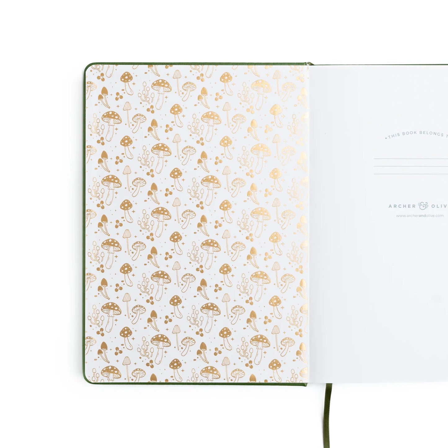 Mushroom Monarch Notebook: Dot Grid Traveler's Size