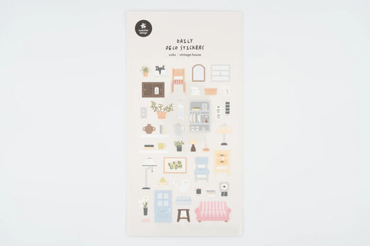 Suatelier-1161 Vintage House Sticker Sheet