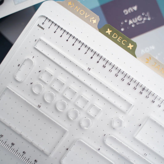 Archer and Olive B5 Dot Grid Planning Stencil