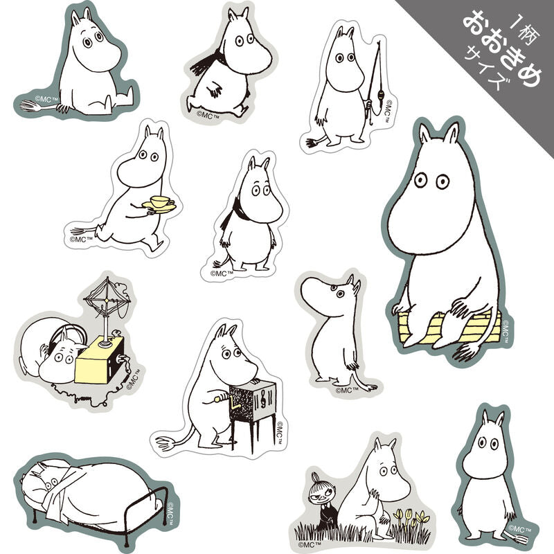 Moomin Face Stickers - Ennui