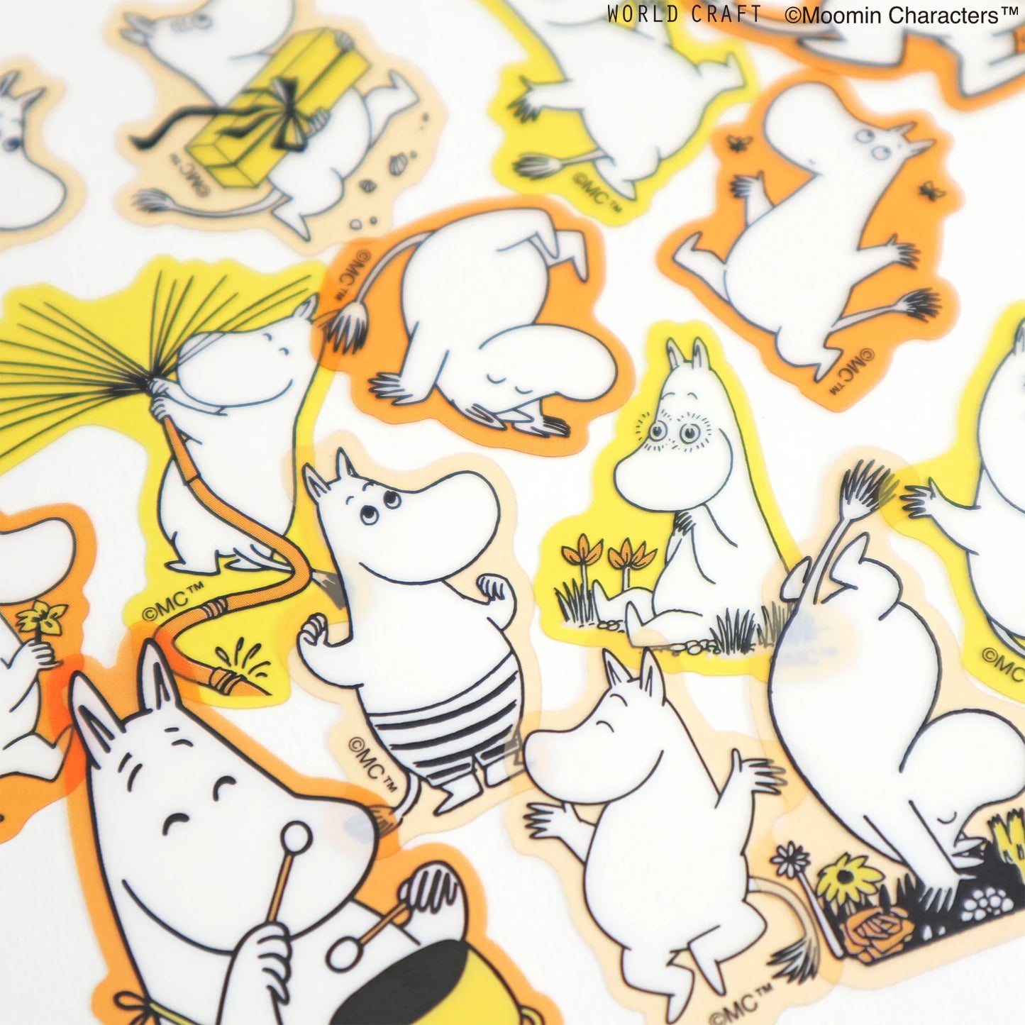 Moomin Face Stickers - Happy
