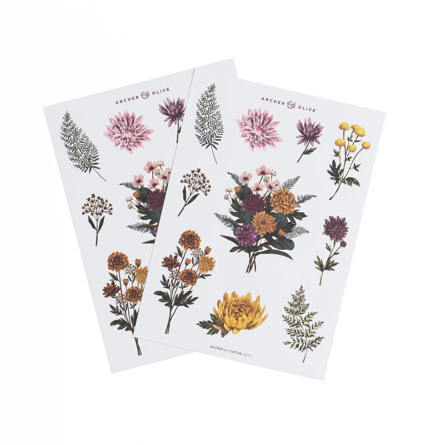 Chrysanthemum Sticker Sheet