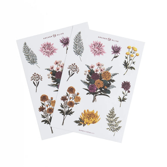Chrysanthemum Sticker Sheet