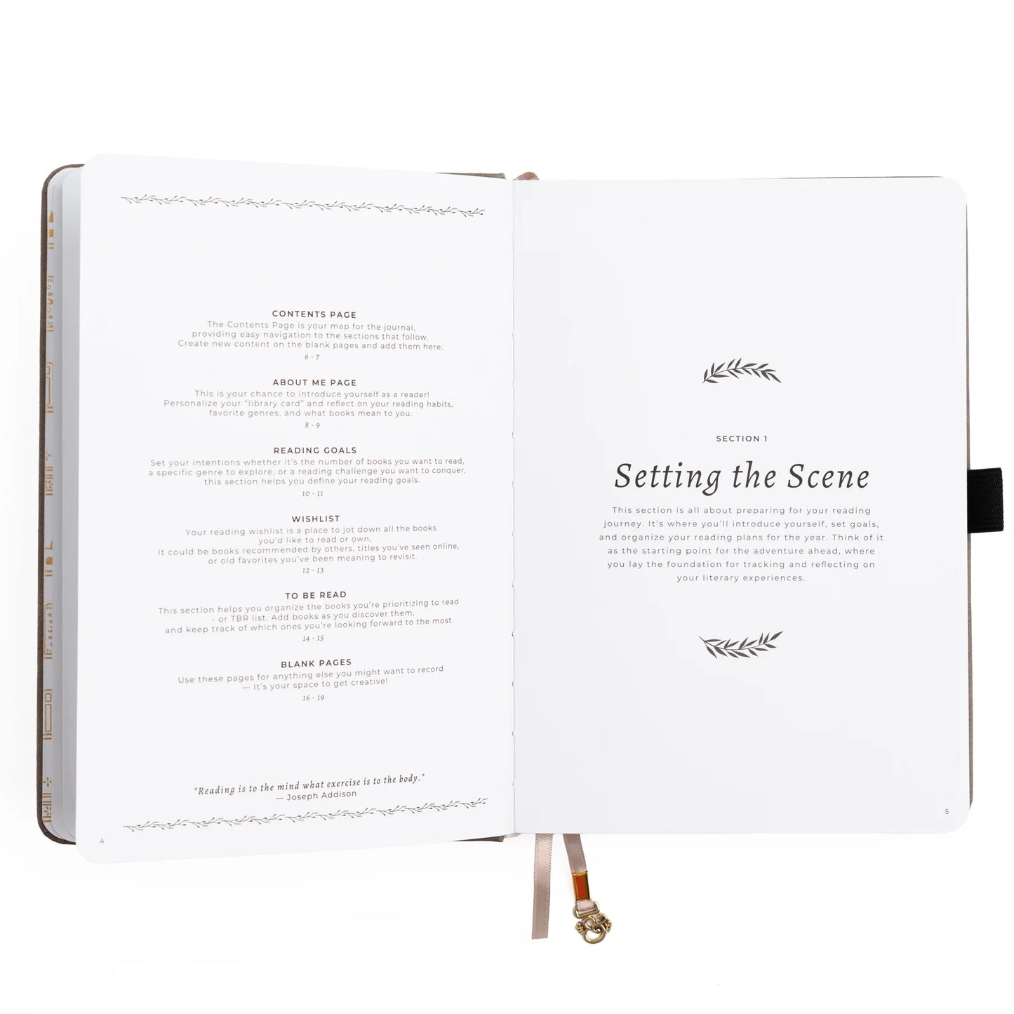 A5 Reading Journal: Books of Beauty