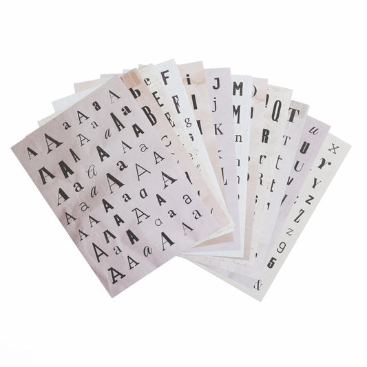 Deluxe Sticker Set (Alphabet)