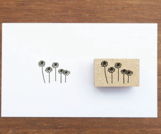 Snow Pole Flowers Stamp (Emi Nakano)