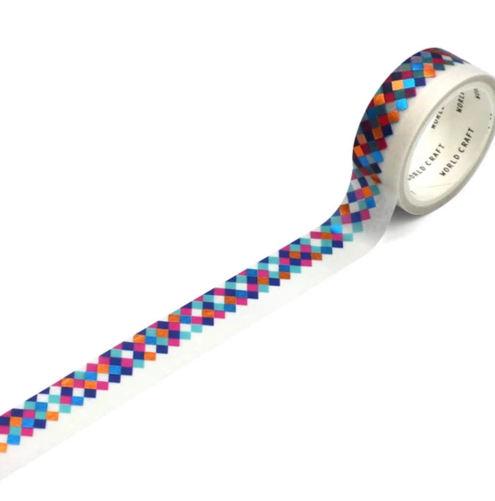 Knickknacks Square Washi Tape 15mm (with Foil)