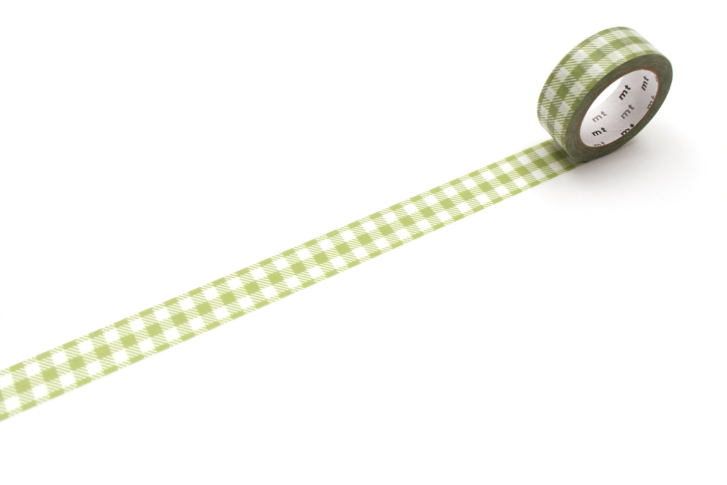 Stripe Checkered Light Moss Green (mt)