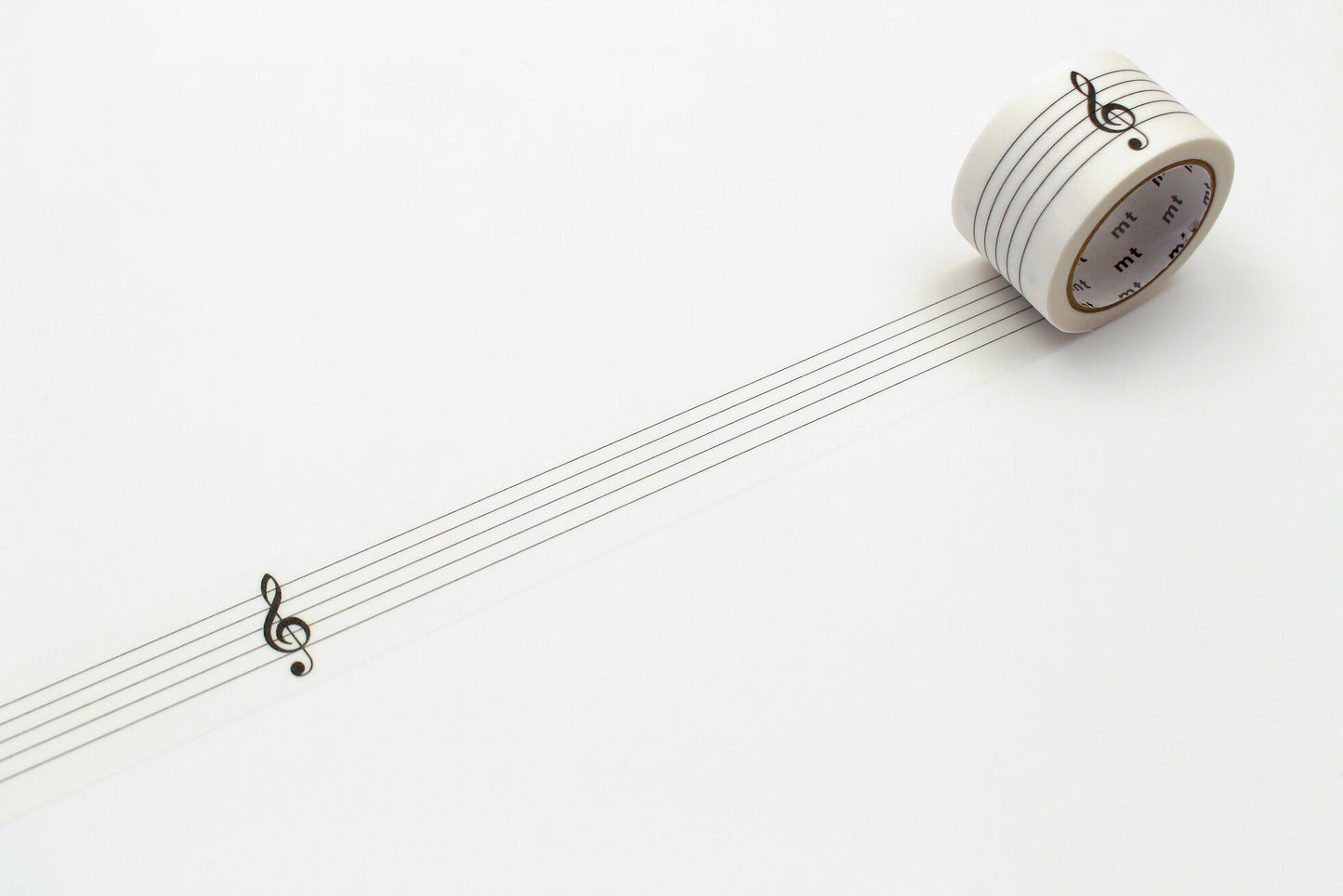 Kaku-Kaku Musical Staff and Treble Clef Washi Tape
