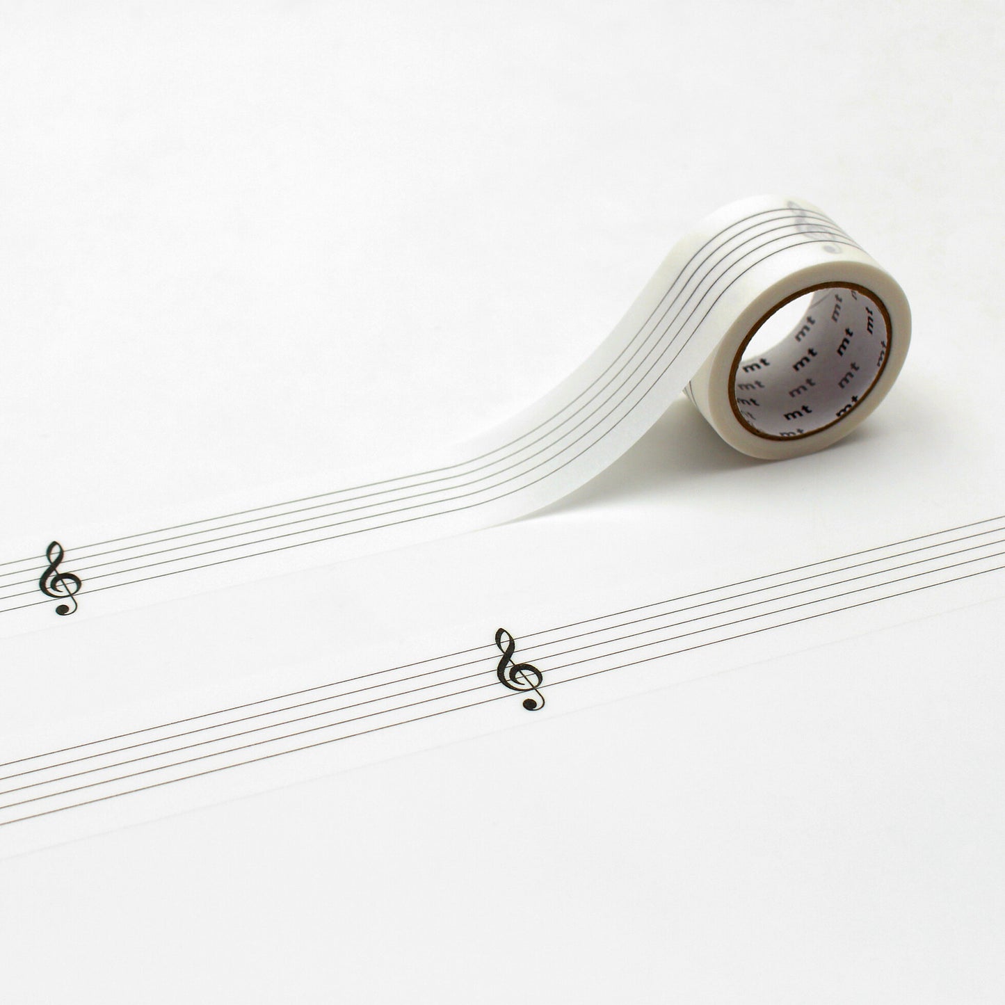 Kaku-Kaku Musical Staff and Treble Clef Washi Tape