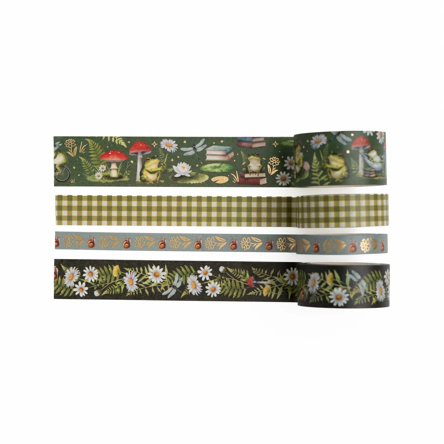 Literary Frog Washi Tape