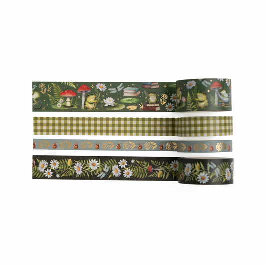 Literary Frog Washi Tape