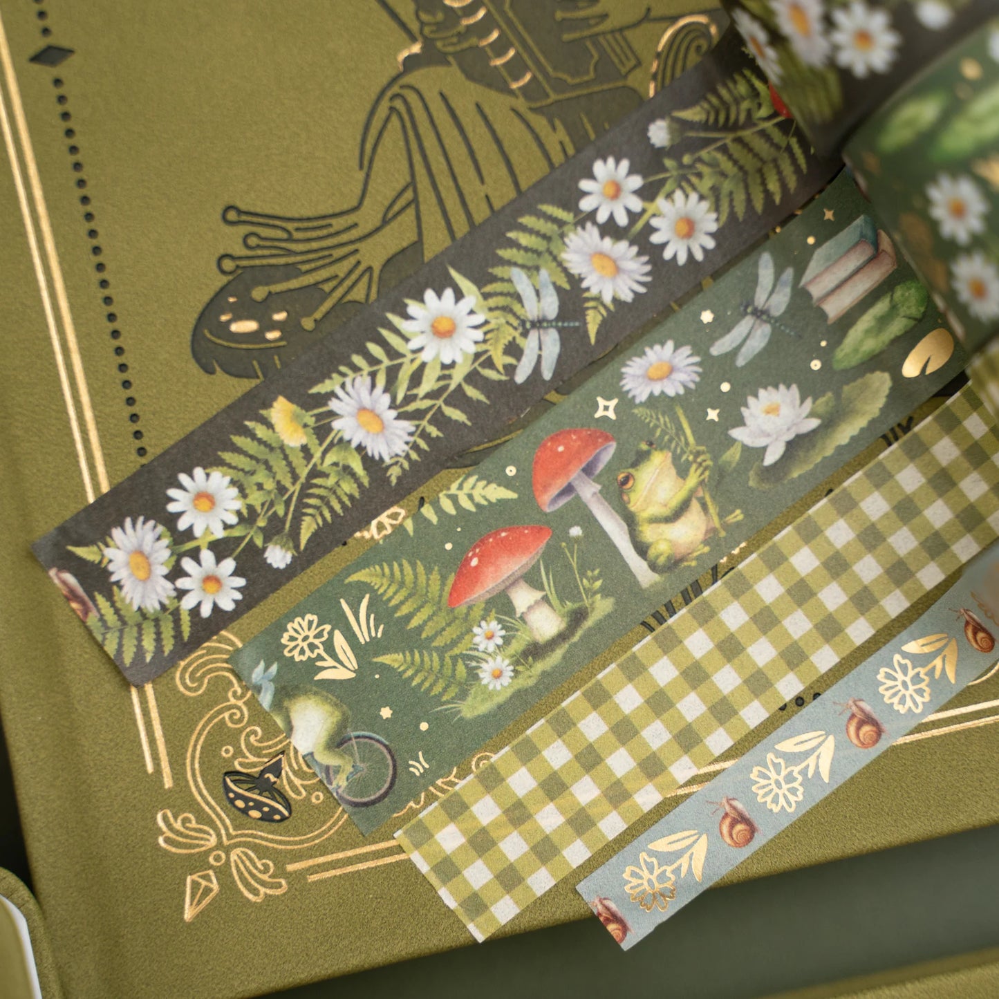 Literary Frog Washi Tape
