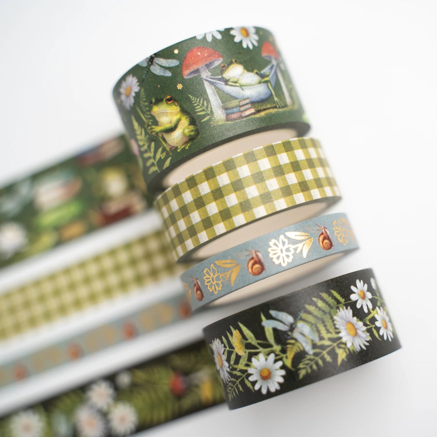 Literary Frog Washi Tape