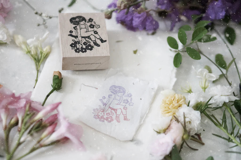 Black Milk Project - Bloom Series > Miss Bailey Rubber Stamp