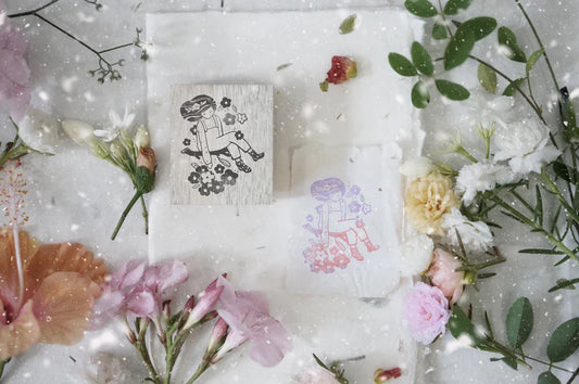 Black Milk Project - Bloom Series > Miss Bailey Rubber Stamp