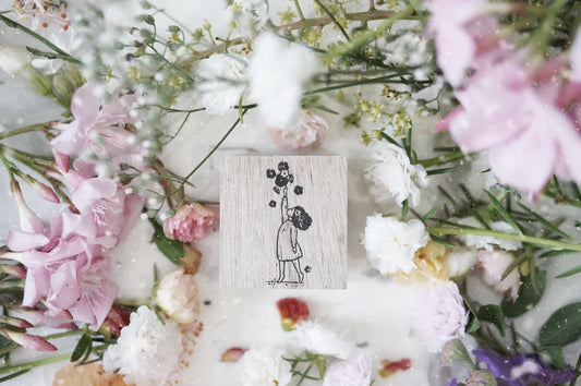 Black Milk Project - Bloom Series > Miss Bo Rubber Stamp