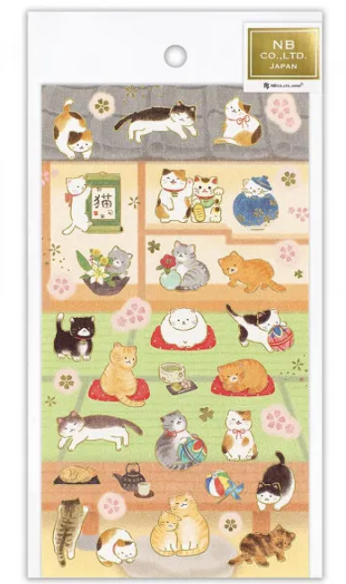 Cat and Room Sticker Sheet