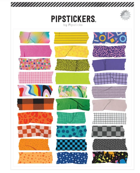 Pieces Of the Rainbow Washi Tape Labels (5ct)