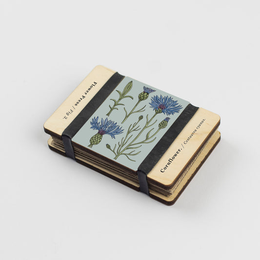 Pocket Flower Press - Cornflowers