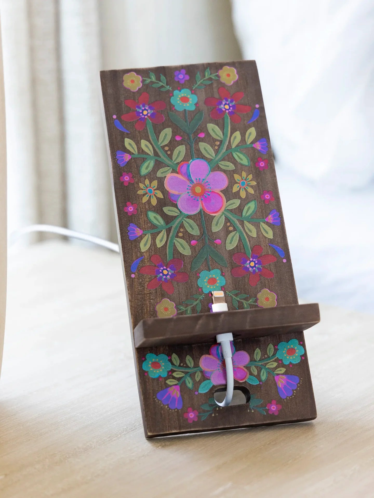 Wooden Phone Stand