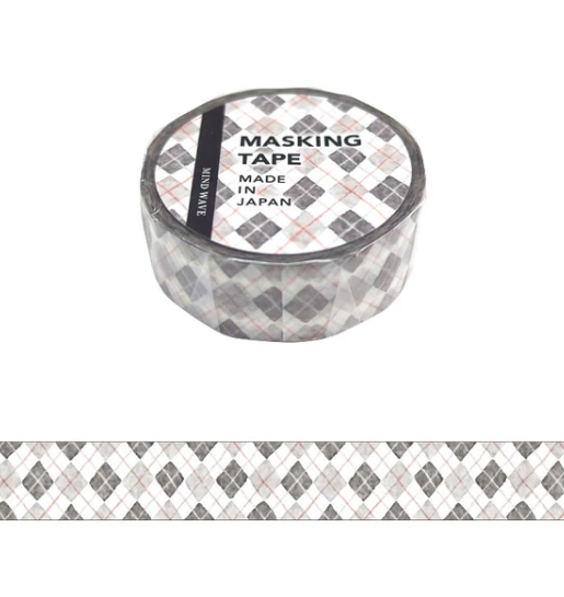 Argyle Gray Masking Tape