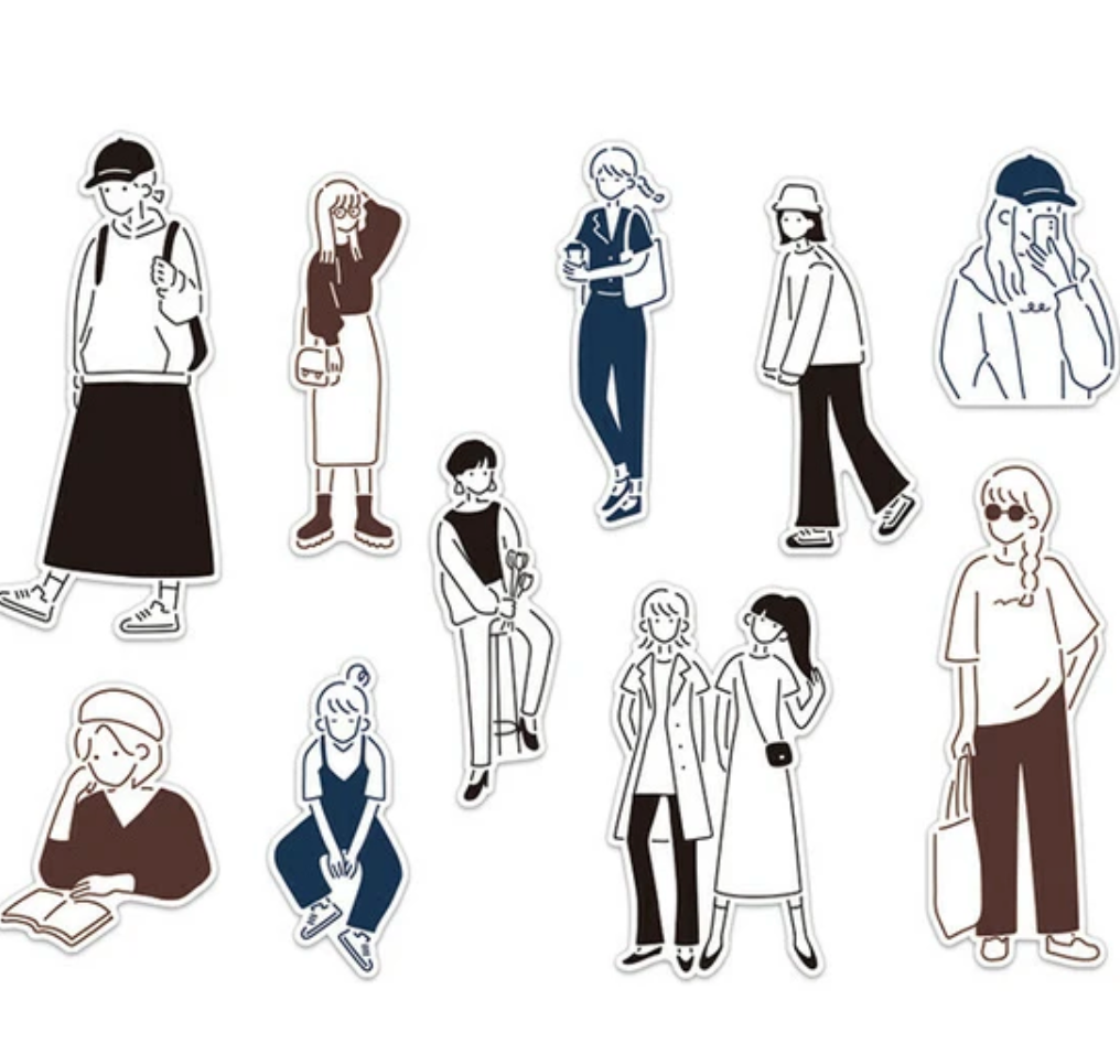 Amie Sticker - Simple Girl