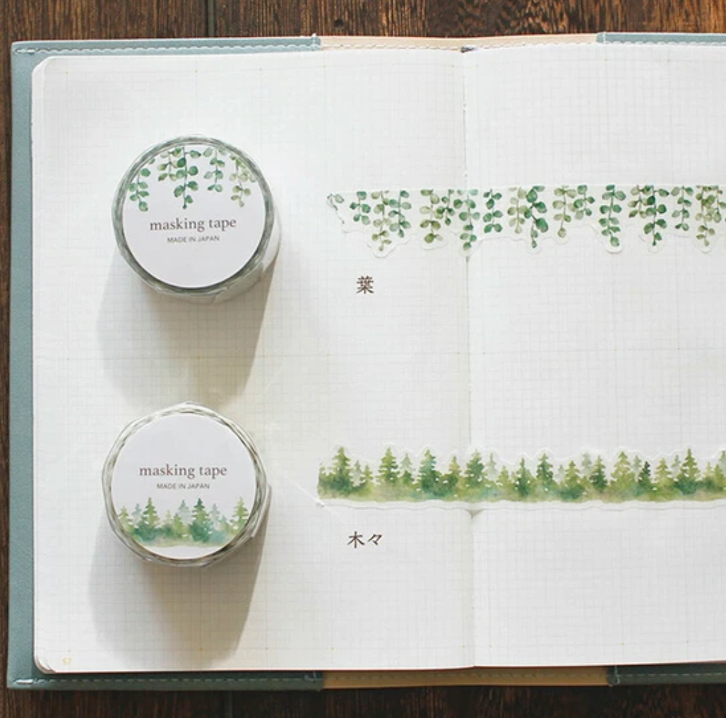 Trees Die-cut Washi Tape