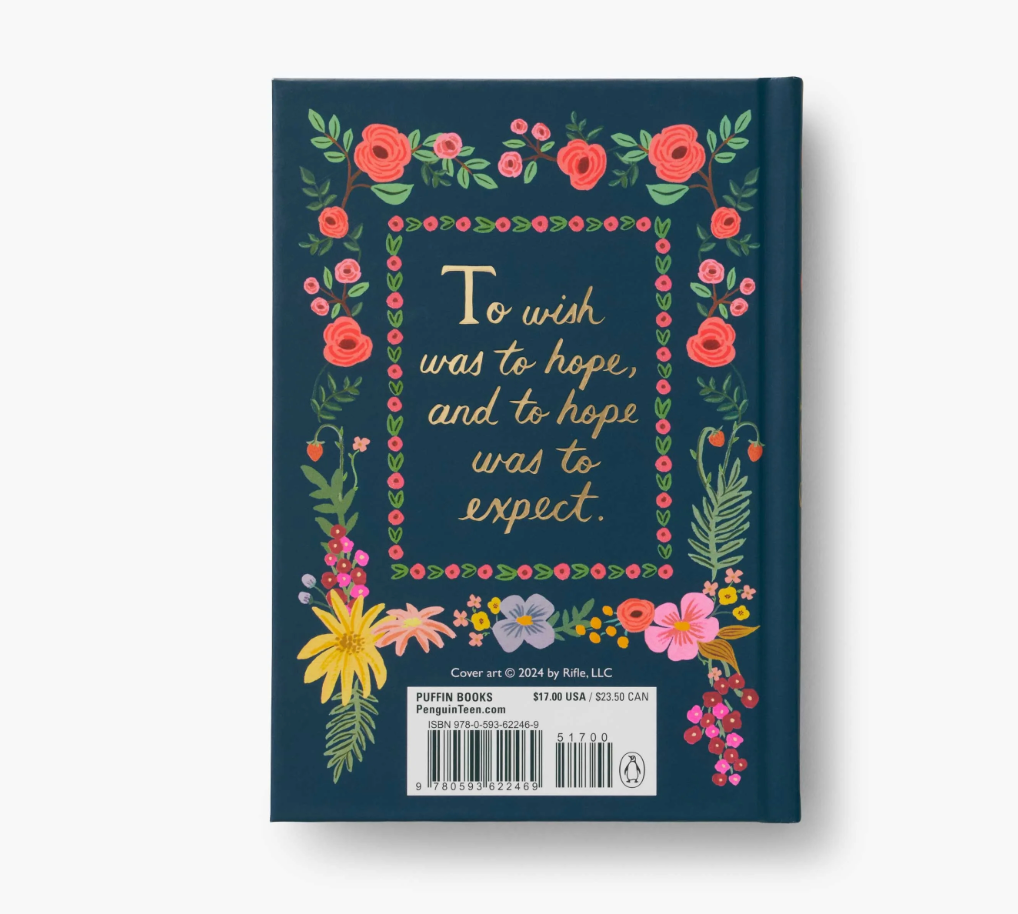 Book cover with floral design and text on a white background