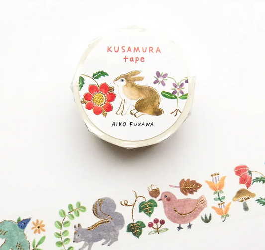 Aiko Fukawa Foil-Stamped Washi Tape - Kusamura