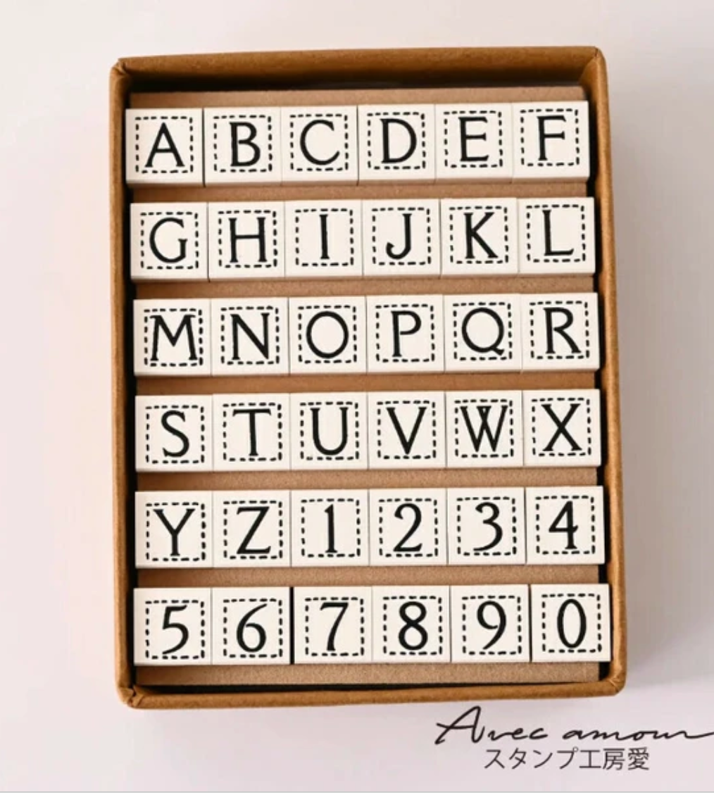 Alphabet number set
