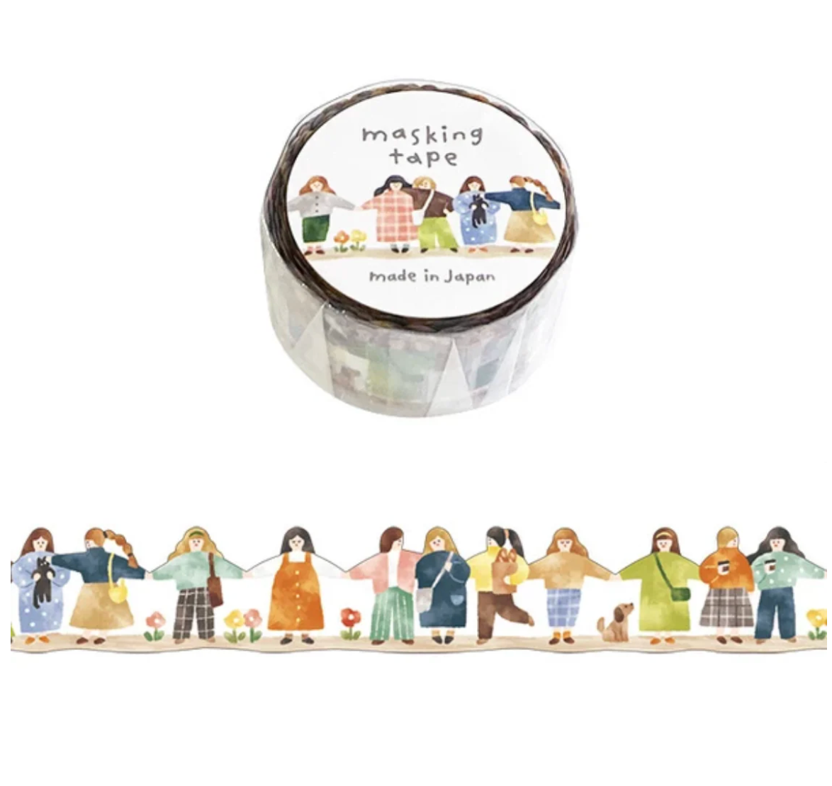 Girls Die-cut Washi Tape