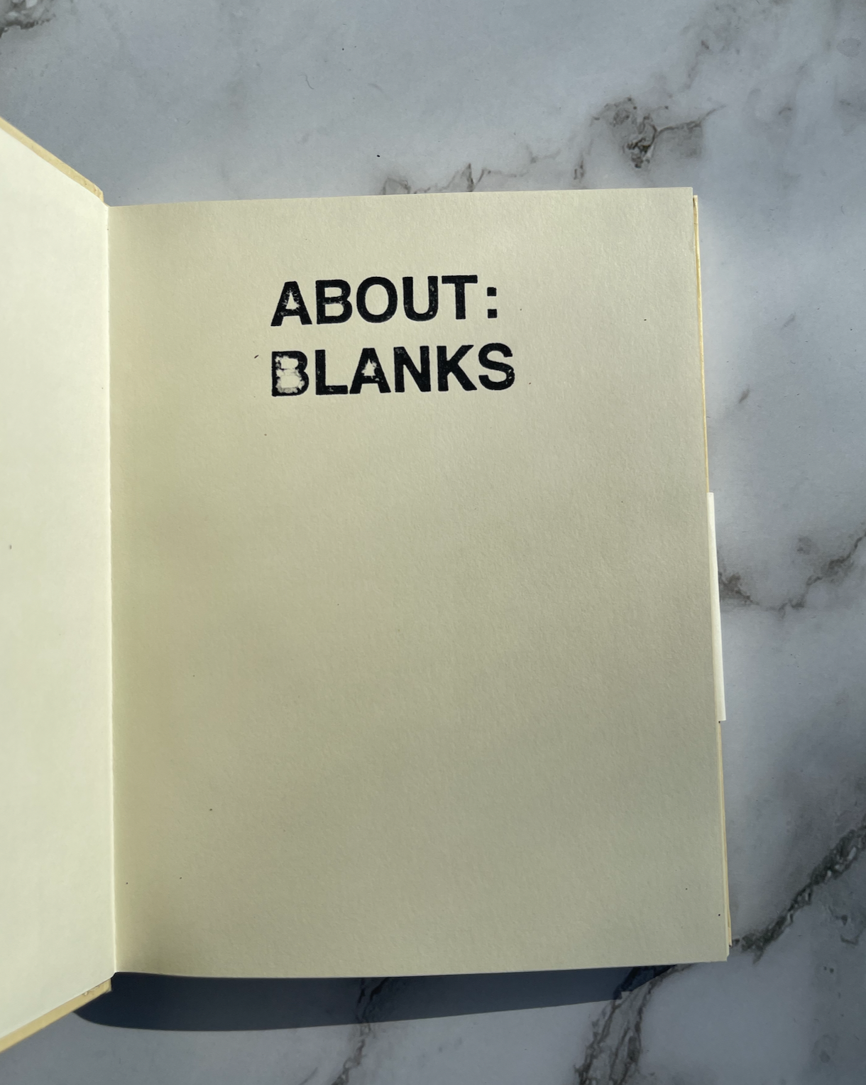 The Original About Blanks Sketch- & Notebook