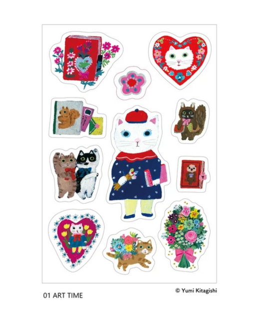 Tea Time Yumi Kitagishi Multi-Sticker