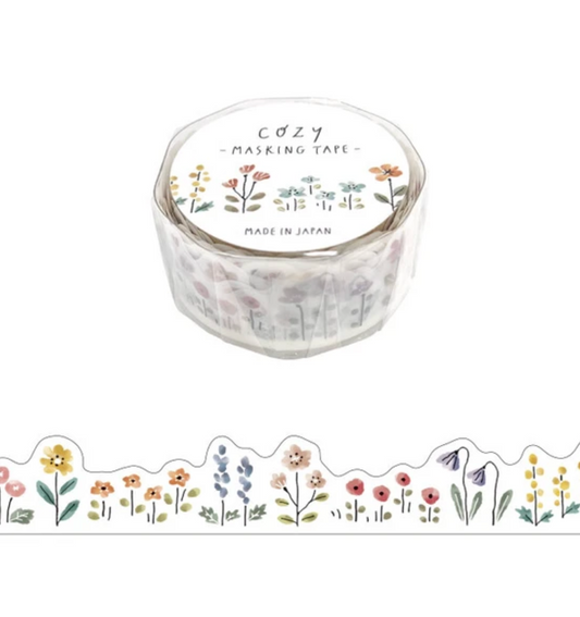 Flower Cozy Washi Tape Die-Cut