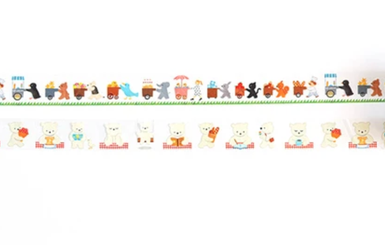 One Day Mariko Fukuoka Transparent Masking Tape