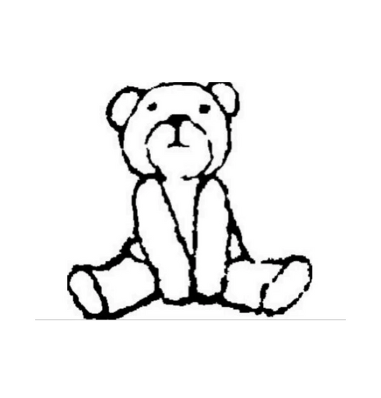 Yohaku Stamp - Japanese Dwarf Bear