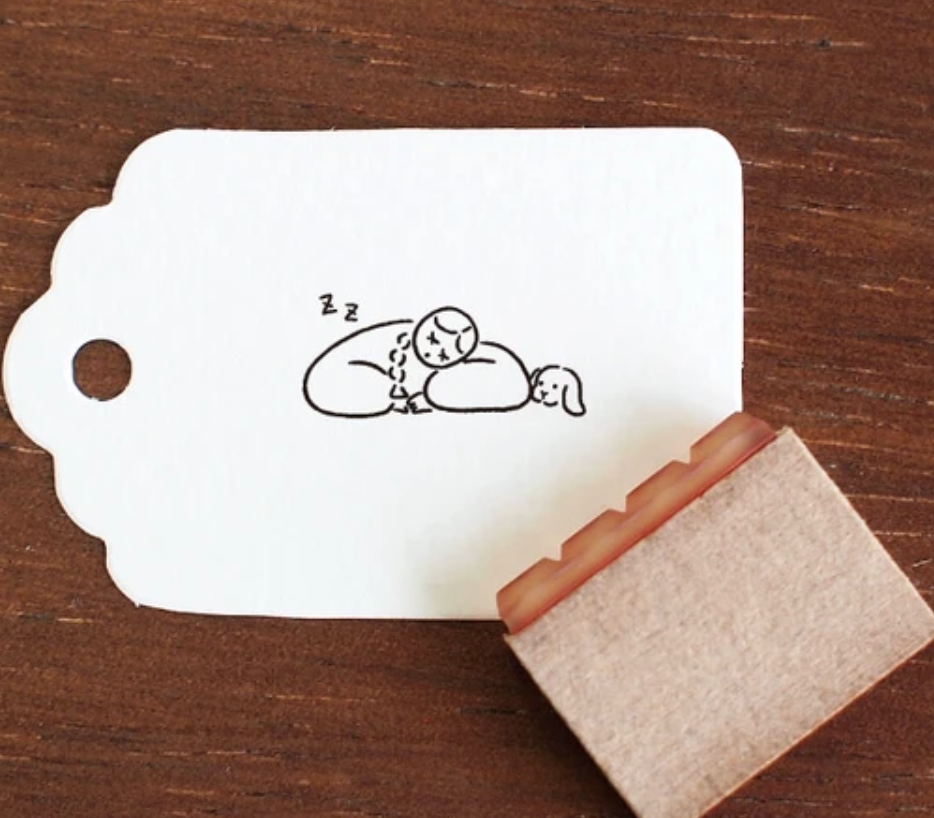 Marl-chan Utout (Sleeping) Stamp