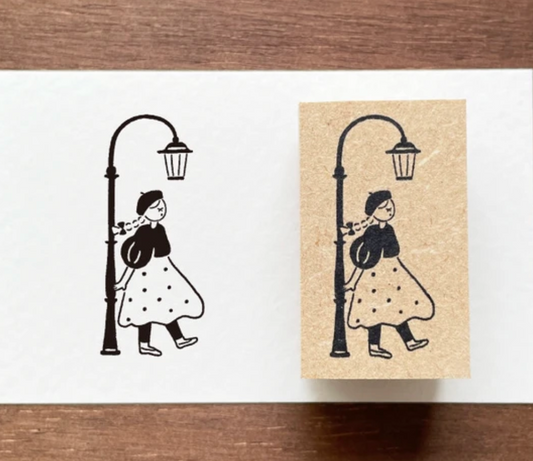 Mari-Chan Street Lamp Stamp