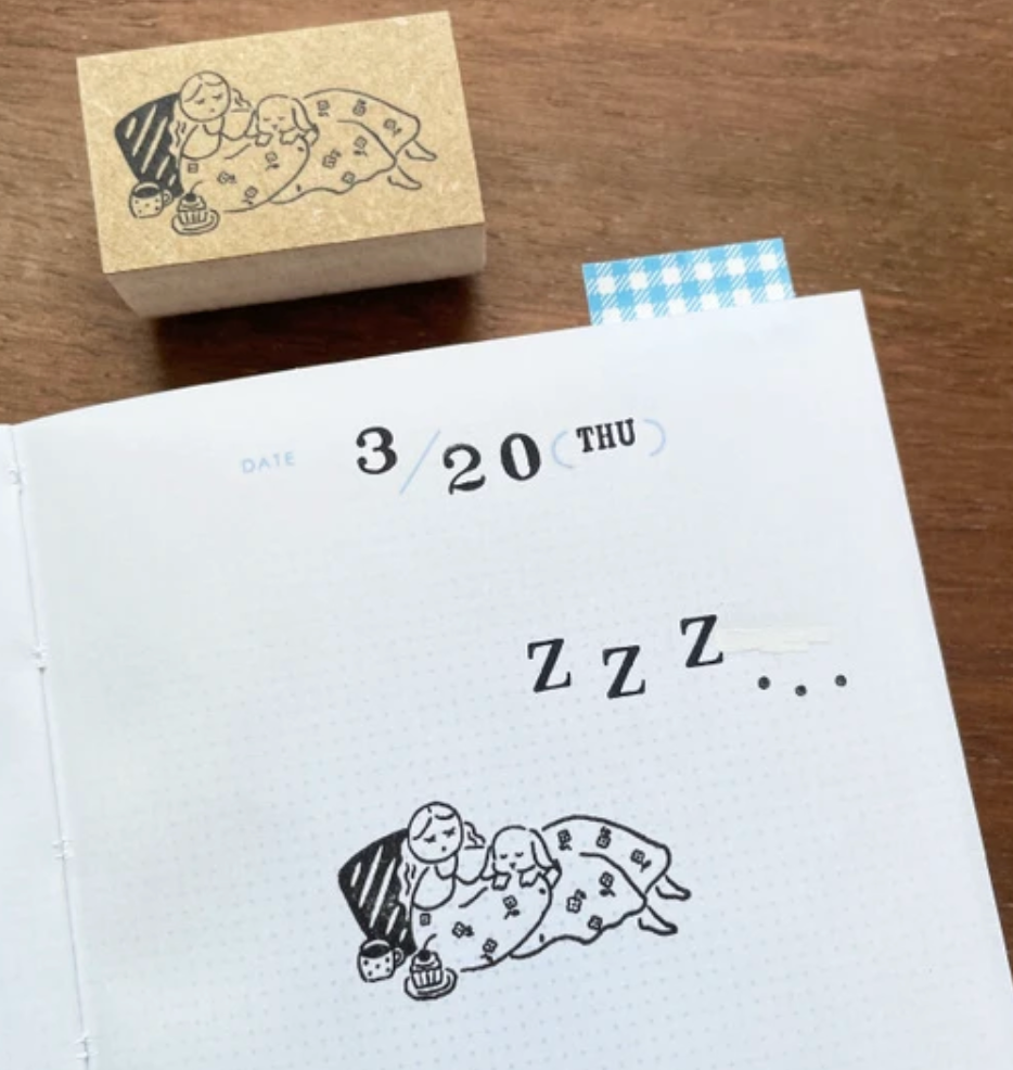 Mari-Chan Pajama Time Stamp